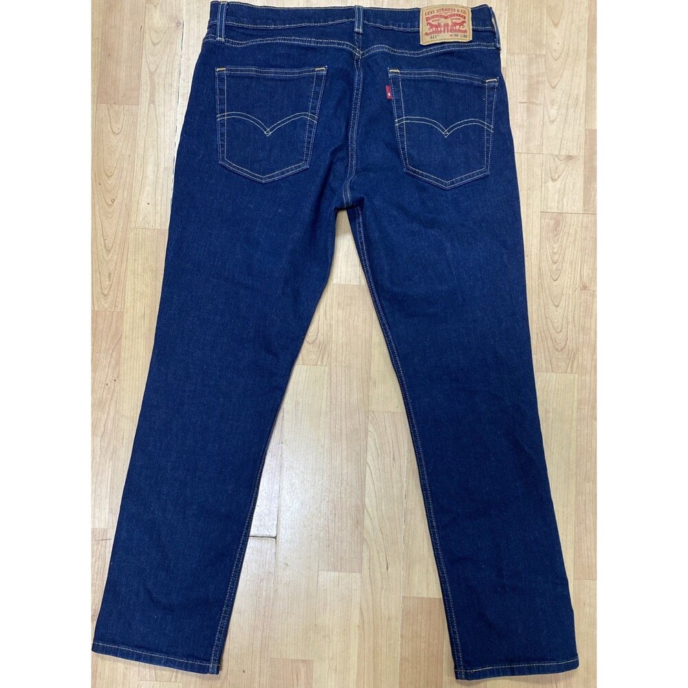 Levi’s 511 Men’s Jeans 36x30 Slim Fit Soft Stretch Denim Blue